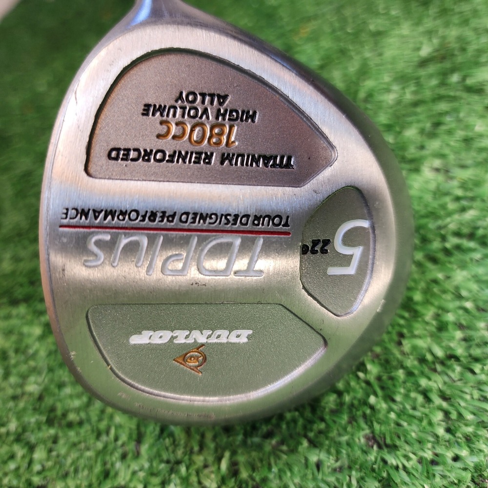 Dunlop TD Plus 180CC 22* 5 Wood Steel Shaft Right Handed